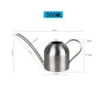 Long Mouth Water Can Stainless Steel Watering Pot Garden Flower Plants Watering Cans 500ML /1000ML Kettle Gardening Tool 15