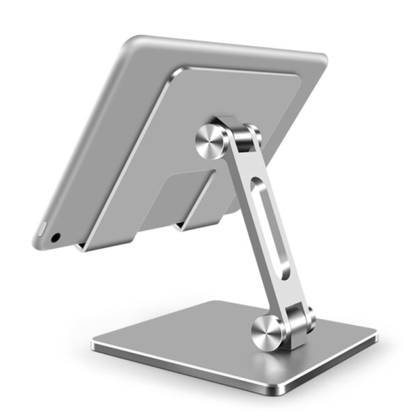 Tablet Stand Aluminum Desktop Adjustable Stand Foldable Phone Holder For iPad Pro 12.9 11 Air Mini 2020 iPhone Samsung Xiaomi 1